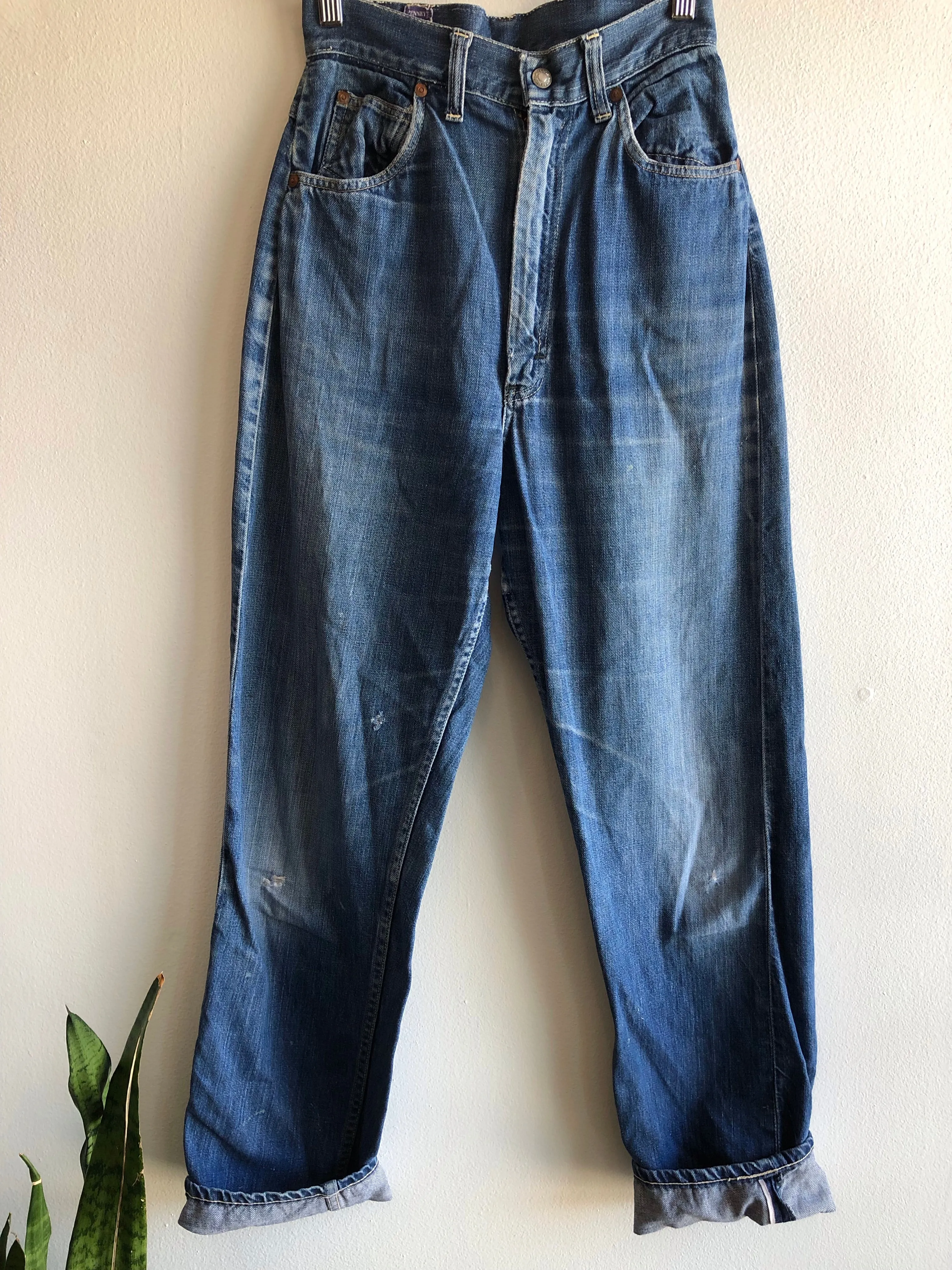 Vintage 1960s Foremost Half-Selvedge Womens Denim Jeans