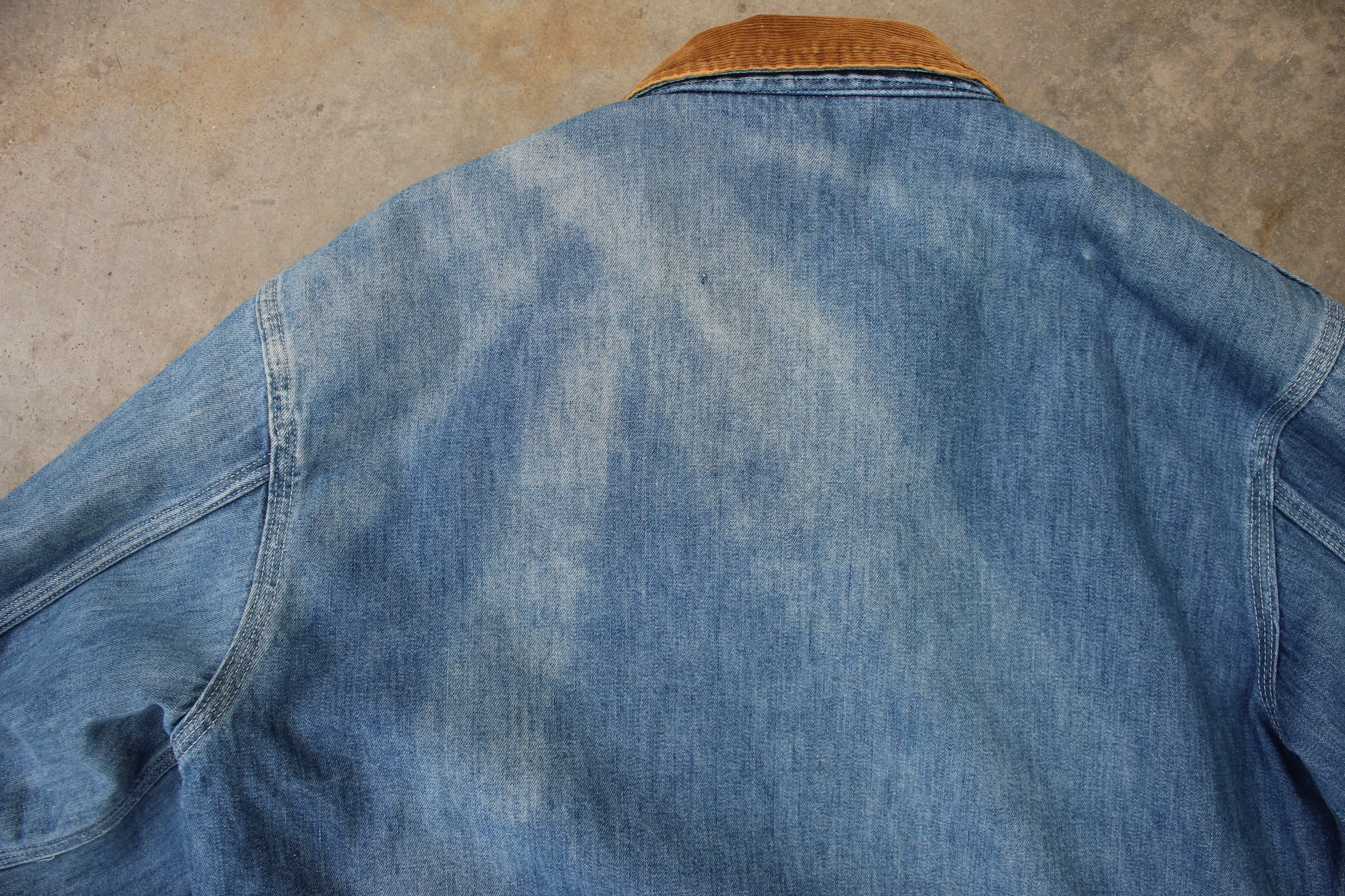 Vintage 1970's Lee Denim Lined Chore Coat