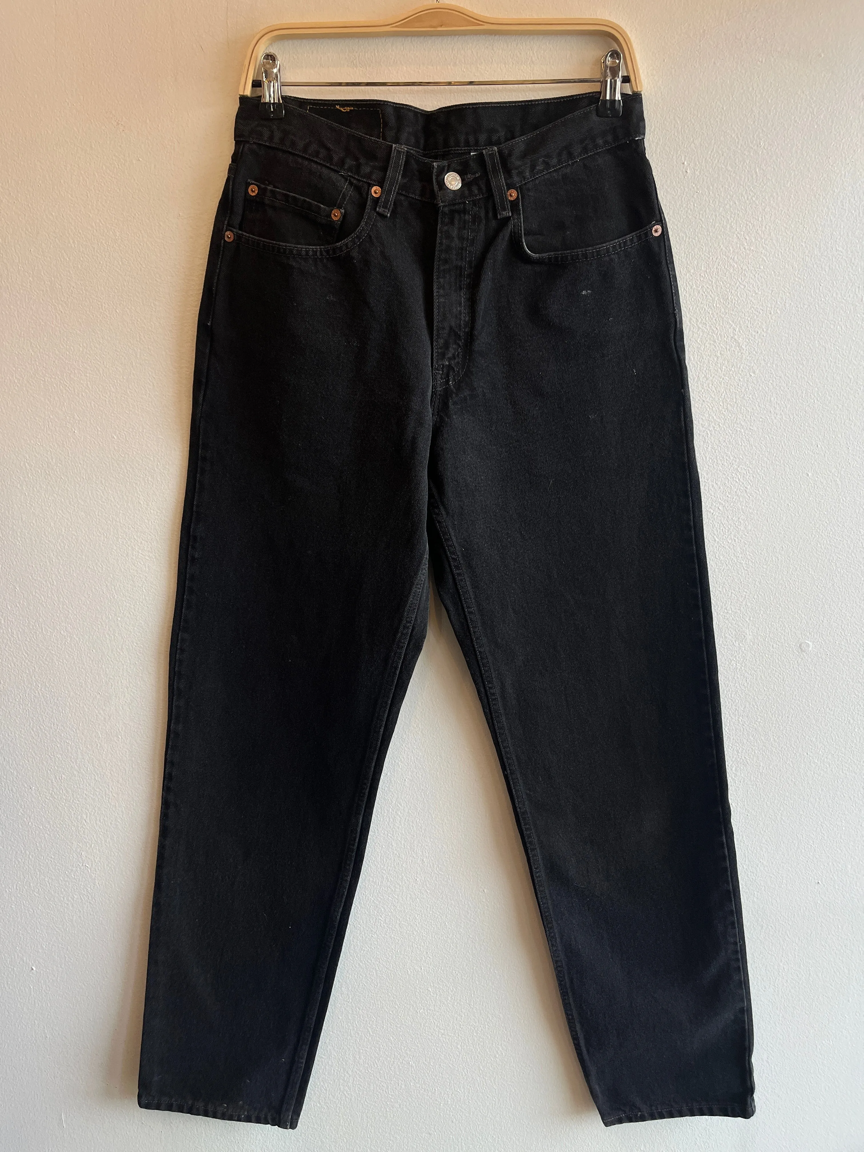 Vintage 1990's Levis 550 Black Denim Jeans