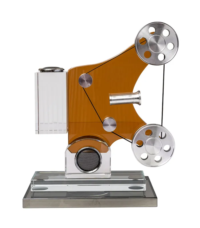 Vintage Projector Sculpture - Brown
