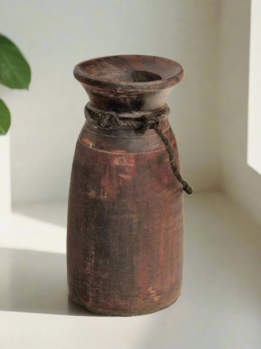 Vintage Wooden Himachal Pot / Planter