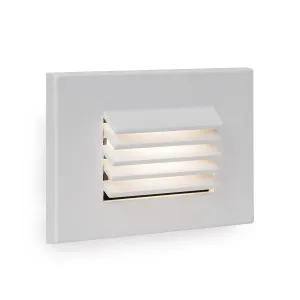 WAC Lighting 4051-AMWT 9-15V Step And Wall Light - Rectangle AMBER White