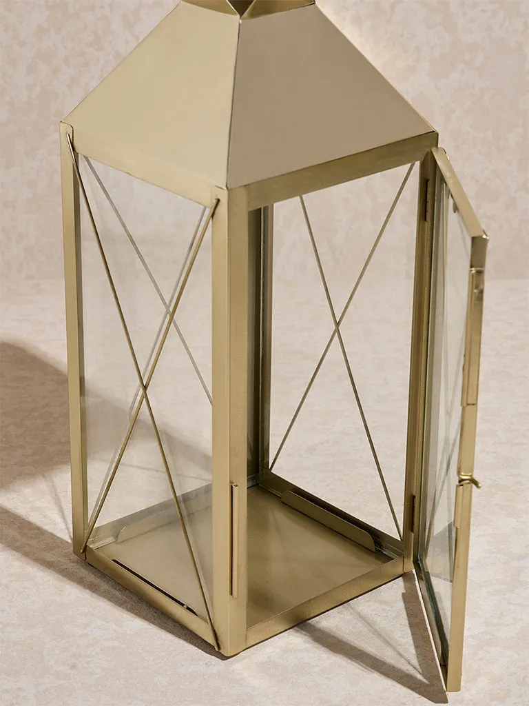 Westside Home Gold House Lantern - Medium