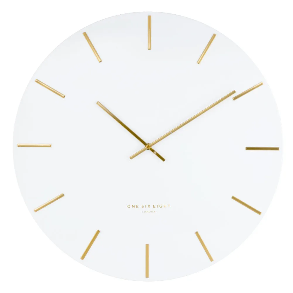 White Luca Clock (60cm)