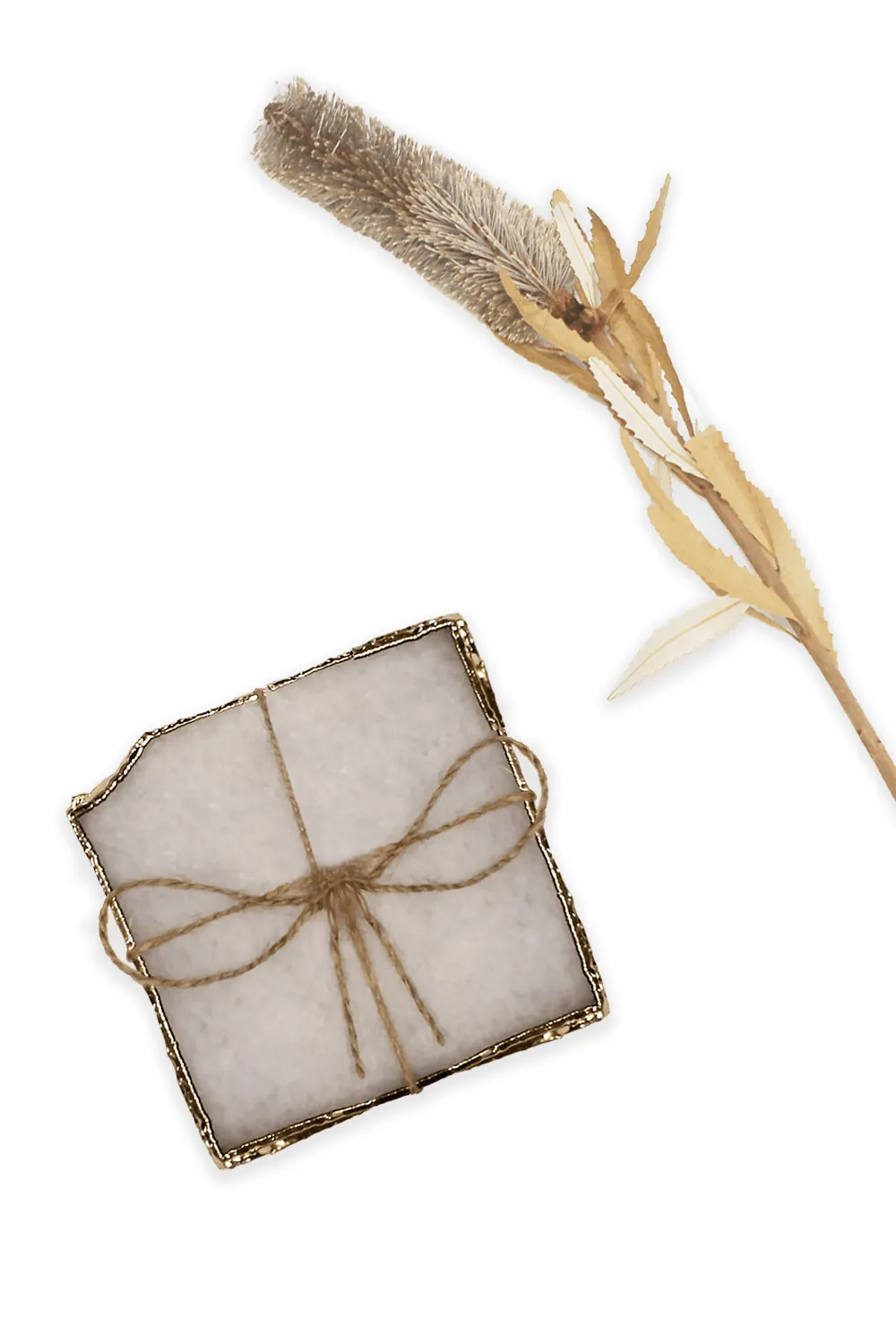 White Quartz Coasters