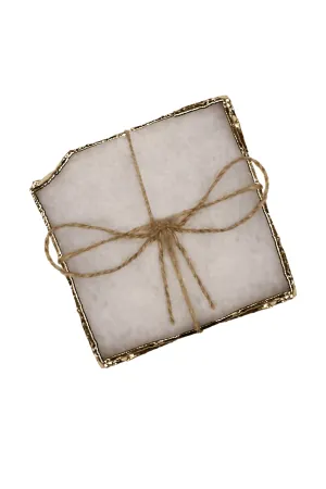 White Quartz Coasters