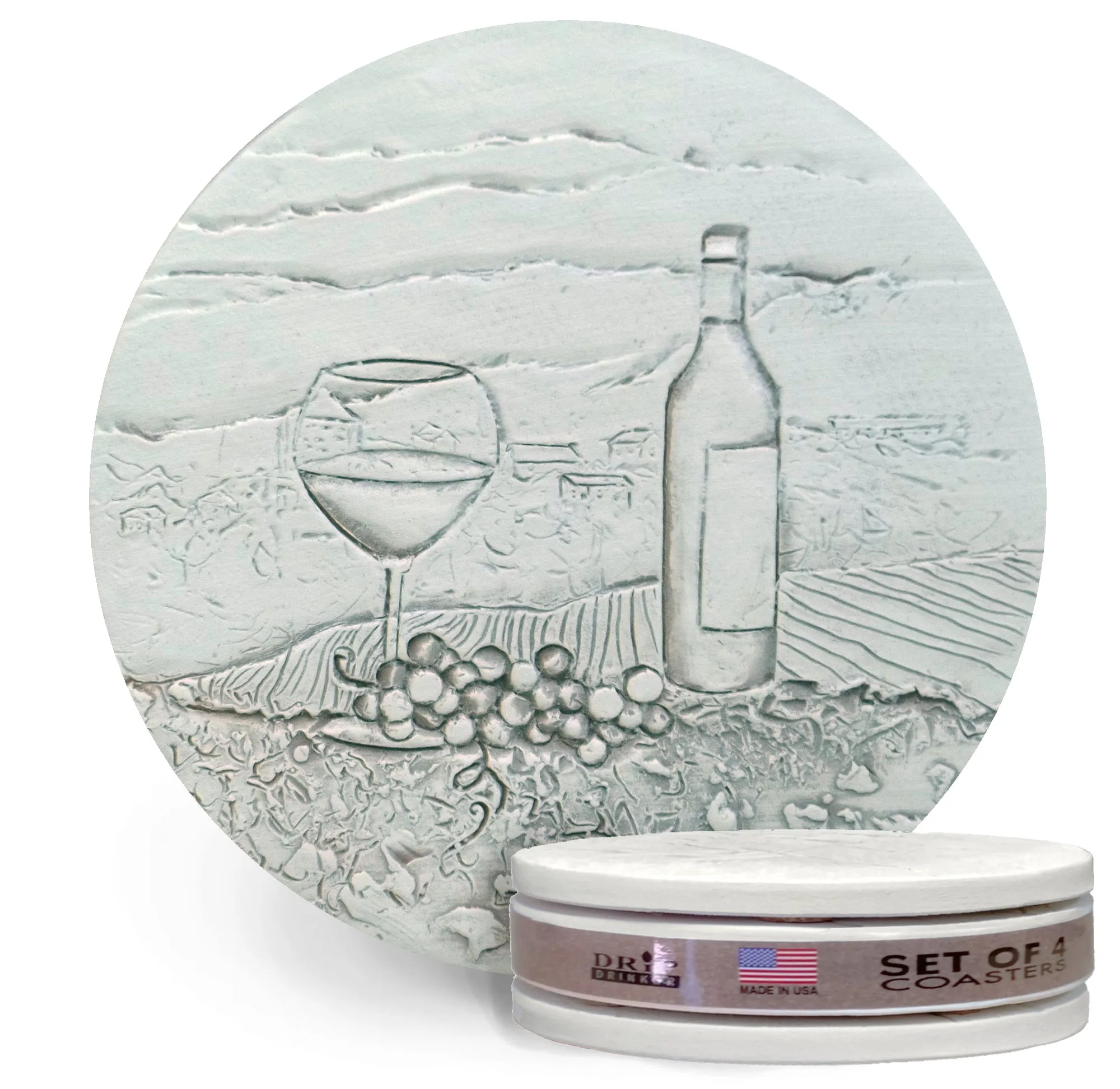 Wine Scene Drink Coasters
