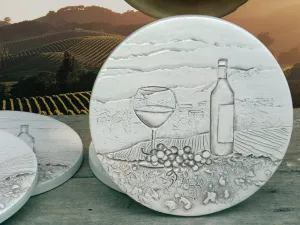 Wine Scene Drink Coasters